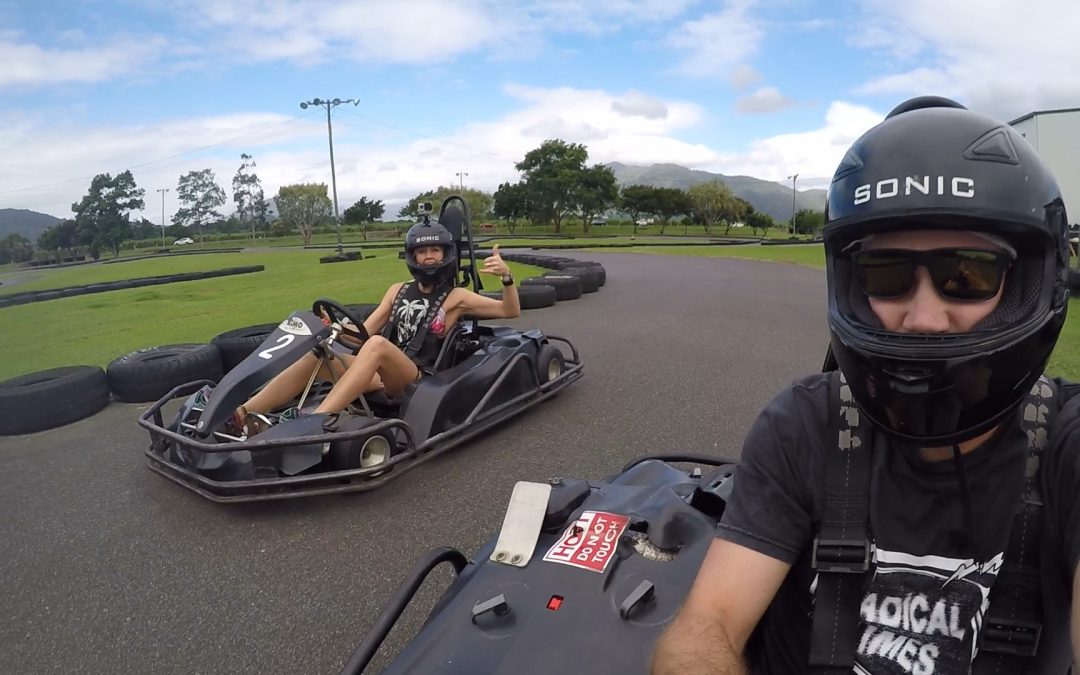 #radtimes Flowrider, Go Karts and smashing Golf Balls. Cairns, Australia